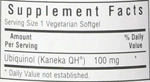 Bluebonnet Nutrition Ubiquinol 100 mg CoQ10, 60 Softgels