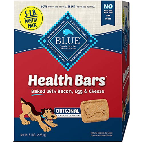 Blue Buffalo Health Bars Crunchy Dog Treats, Bacon, Egg & Cheese (5 lb, 2 Pack)