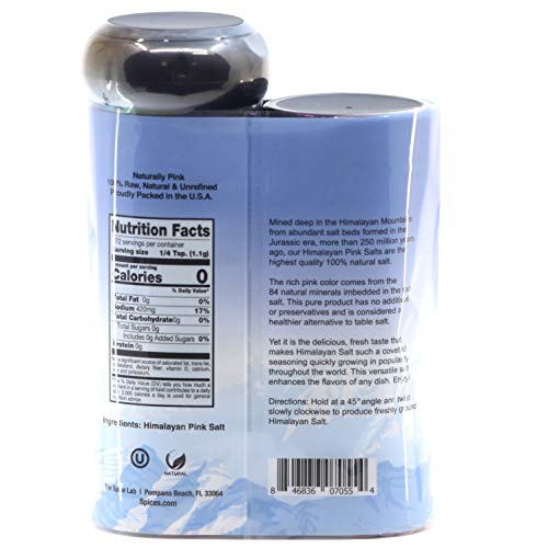 The Spice Lab Pink Himalayan Salt, Coarse Grinder Refill