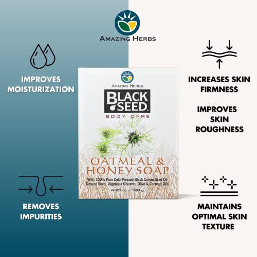 Amazing Herbs Black Seed Vegetable Glycerin Soap Bar