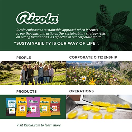 Ricola Sugar-Free Herbal Throat Drops, Lemon Mint