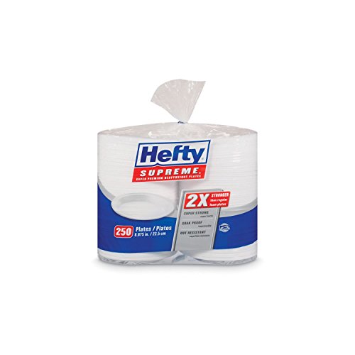 Hefty Supreme Disposable Plates (250 Count)