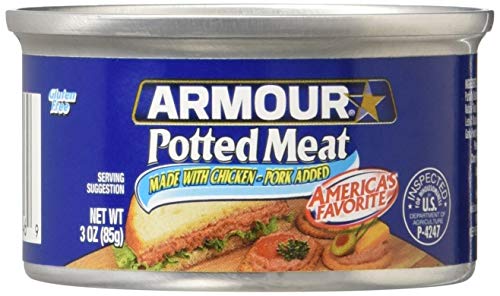 Armour Potted Meat with Chicken and Pork, 3 oz (Pack of 9)