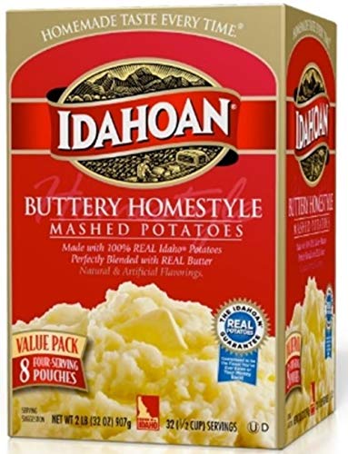 Idahoan Buttery Homestyle Mashed Potatoes, 8 Pack