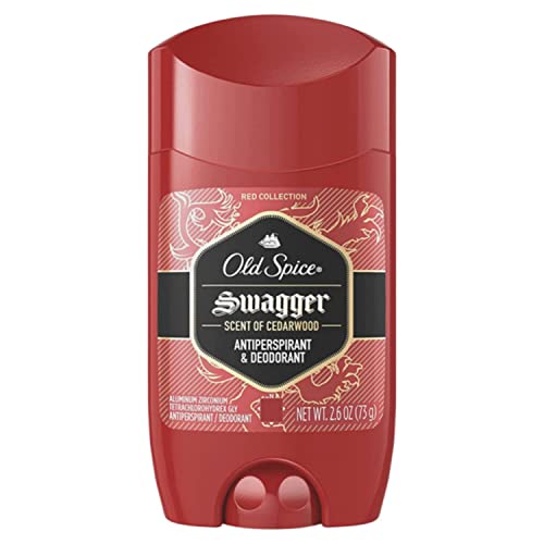 Old Spice Red Zone Swagger Invisible Solid Antiperspirant Deodorant, 2-Pack (2.6 oz Each)