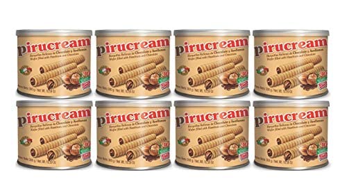 Pirucream Chocolate Hazelnut Spread, 300 g (8-Pack)