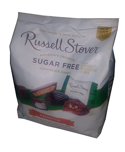 Russell Stover Sugar-Free Chocolate Candy Assortment, 19.9 oz Bag
