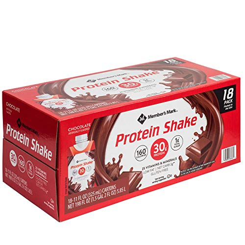 Member's Mark Chocolate Protein Shake, 11 fl oz (18-Pack)