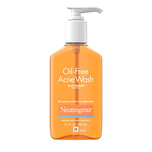 Neutrogena Oil-Free Acne Face Wash with Salicylic Acid, 9.1 fl oz (3-Pack)