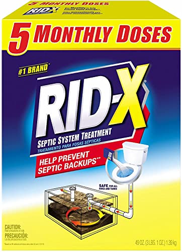 Rid-X Septic Tank System Treatment (5 Count)