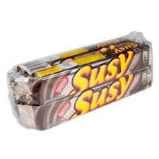Susy Maxi Chocolate Cream Filled Cookies, Venezuelan Snack (2 Packs of 4, 8 Total)