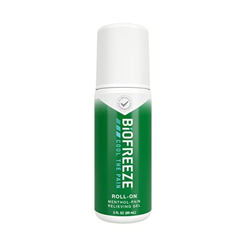 Biofreeze Pain-Relieving Roll-On Gel, 3 fl oz, Green
