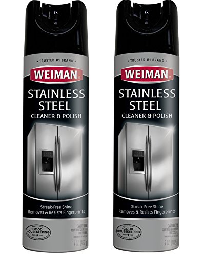 Weiman Stainless Steel Cleaner & Polish, 17 oz (2-Pack)
