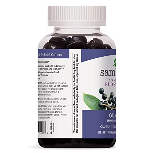 Sambucus Elderberry Gummies for Immune Support, 120 Count