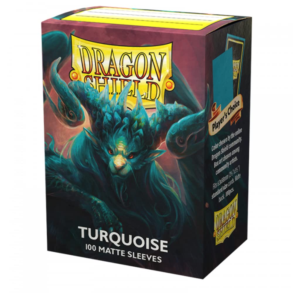 Dragon Shield Matte Sleeves (Turquoise)