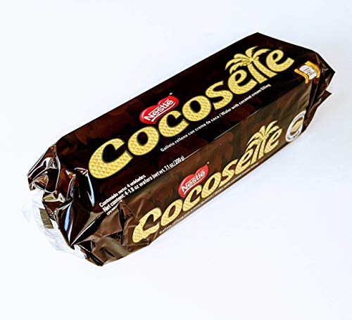 Nestle Cocosette Coconut Cream Wafer Cookies, 50 g (8-Pack)