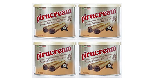Pirucream Chocolate & Hazelnut Cream Wafers