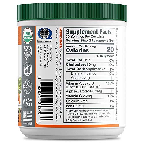 Green Foods Carrot Essence Powder